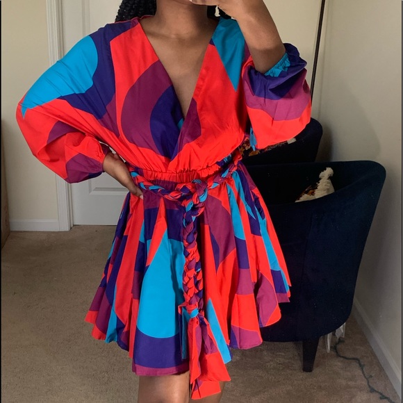 L’ATISTE Multi Color Mini Dress - Picture 9 of 10